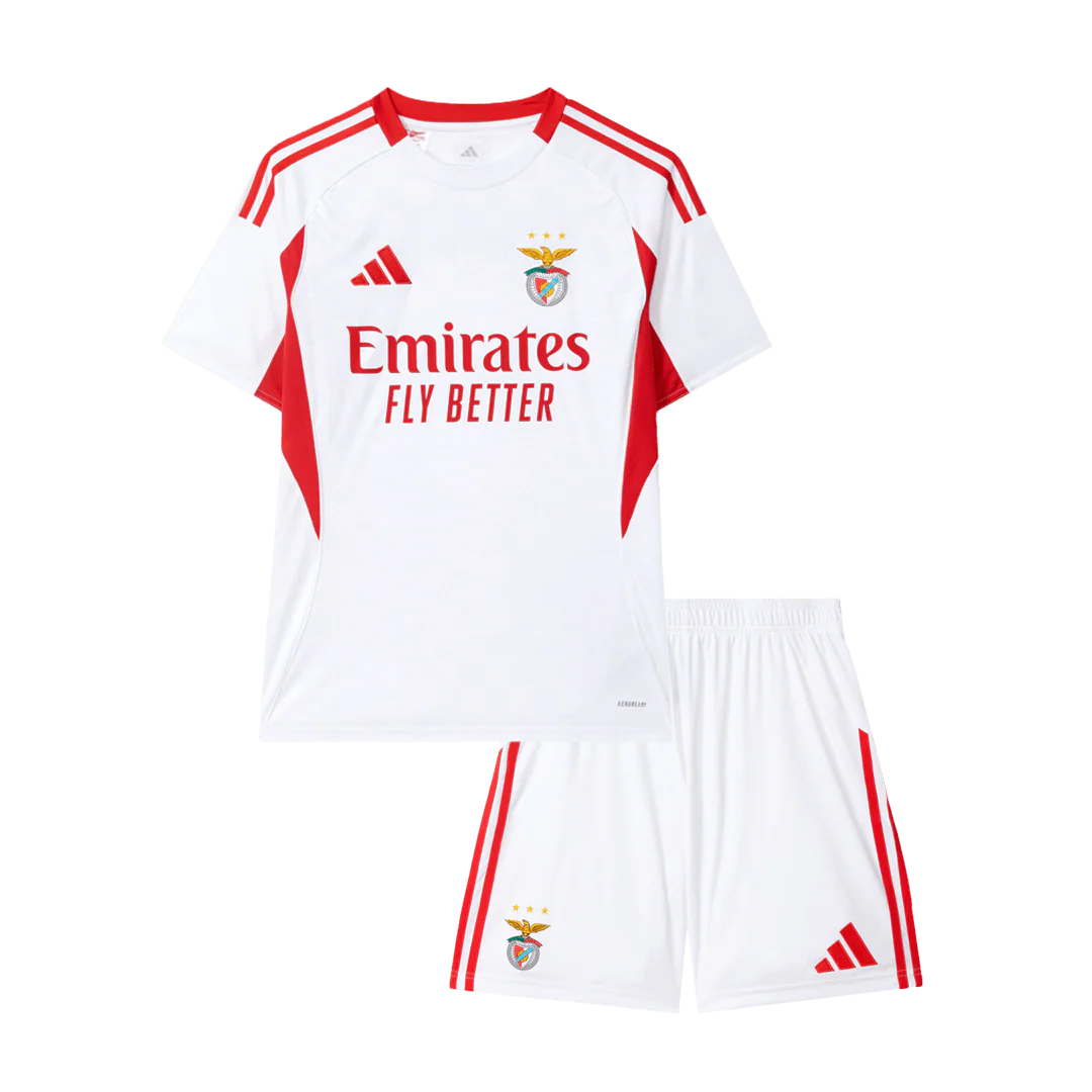 Lisbonne Third Maillot Kit 2025/26 Junior Blanc