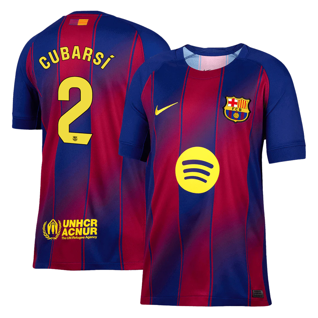 CUBARSÍ #2 Barcelone Domicile Maillot 2025/26